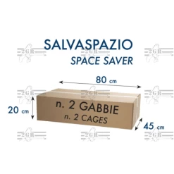 Cage D'élevage Pliable "CORTINA" 120x40x40 Cm -Oiseaux Soldes cage d elevage pliable cortina 120x40x40 cm 1 2