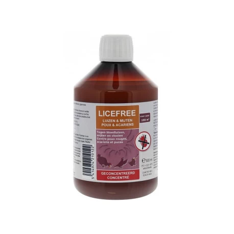 Licefree Liquide Concentré (contre Les Acariens Et Les Poux) 500ml 1 Licefree Liquide Concentré (contre Les Acariens Et Les Poux) 500ml