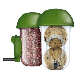 Mangeoire Lona "Voersilo D2 Combi" - Vert