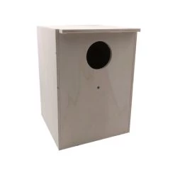 Nichoir En Bois Pour Grandes Perruches - 30 Cm