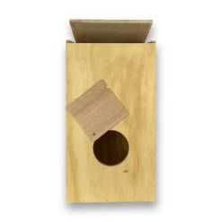 Nichoir Vertical Pour Grandes Perruches 25x25x45 Cm -Oiseaux Soldes nichoir vertical pour grandes perruches 25x25x45 cm 2